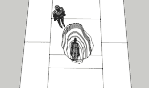 burial hole
